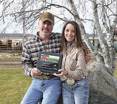 Bill and Deana Malone are Wadena County’s Farm Family of the year. The couple milks 50 cows on their dairy farm near Wadena, Minnesota, and manages a 130-cow beef operation near Nimrod, Minnesota.  PHOTO BY DANNA SABOLIK