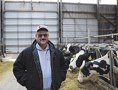 Kevin Krentz was elected president of the Wisconsin Farm Bureau Federation Dec. 7, 2020. Krentz and his wife, Holly, and business partner, Cory Biely, milk 600 cows and farm 1,300 acres near Berlin, Wisconsin. PHOTO BY STACEY SMART