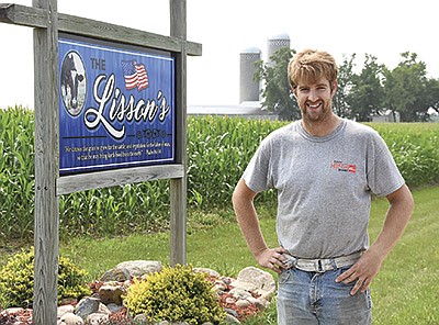 Trevor Lisson milks 52 cows on his farm in Todd County near Browerville, Minnesota. Lisson purchased the farm in 2019 after renting facilities at other locations since he started milking cows in 2012. PHOTO BY JENNIFER COYNE