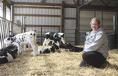 Kristin Quist is the fifth generation of her family to operate Minglewood, LLC. near Deer Park, Wisconsin. Quist is working to increase public awareness in the face of local ordinances that would limit animal agriculture in Polk and Burnett counties.  PHOTO BY DANIELLE NAUMAN