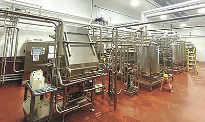 Westby Cooperative Creamery in Westby Wisconsin invested $1 million in acid whey processing equipment. The creamery expects to process 6.9 million gallons of whey in 2022 and save $50,000 in disposal costs every month. PHOTO BY ABBY WIEDMEYER