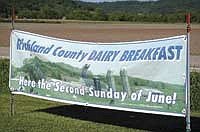 This banner in front of La Sebra Farms sums it all up. The breakfast is set for June 10, with serving from 7 a.m. to 1 p.m.<br /><!-- 1upcrlf -->PHOTO BY RON JOHNSON