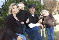 Sadie and Glen Frericks, pictured with their two children, Dan and Monika, were named the 2012 Producers of the Year by the Minnesota Milk Producers Association. The family milks 75 cows on their farm, Blue Diamond Dairy, in Stearns County near Melrose, Minn. <br /><!-- 1upcrlf -->PHOTO BY ANDREA BORGERDING
