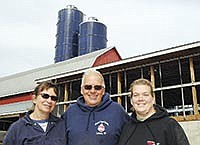 The Herricks family, (pictured from left) Pat, Jack and their daughter, Angie, are among four Wisconsin finalists for the Leopold Conservation Award. The Herrickses milk 520 cows on their farm in Monroe County near Cashton, Wis. Their sons Nathan and Daniel, are also full-time employees on the family’s dairy farm.<br /><!-- 1upcrlf -->PHOTO BY RON JOHNSON