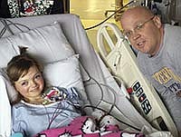 Anna Post (11) from Alabama received a kidney from Courtney Shelby of Ridgeway, Iowa. The two were paired through the kidney donation program through Mayo Clinic. Shelby works on his family’s 77-cow dairy, Courtlane Holsteins. <br /><!-- 1upcrlf -->PHOTO PROVIDED