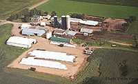 The Theis family farm is pictured in it’s most recent aerial photo in 2010. <br /><!-- 1upcrlf -->PHOTO SUBMITTED