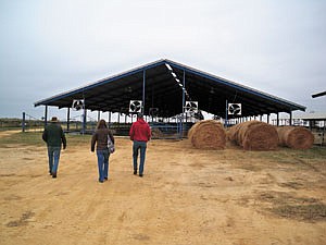 <p style="margin: 0.0px 0.0px 0.0px 0.0px; text-align: justify; font: 10.0px 'News Gothic MT';"><strong>Minnesota guests toured Working Cows Dairy, Alabama&rsquo;s first certified organic dairy farm, located in southeastern Alabama. The dairy milks 200 cows and has their own bottling facility. (photo submitted)</strong></p>