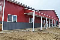 This new freestall barn is replacing the old stall barn that was built in 1959 by Derek’s grandfather. <br /><!-- 1upcrlf -->PHOTO BY MISSY MUSSMAN